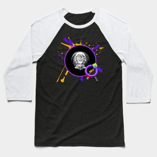 Purple Orange NFT Search Baseball T-Shirt